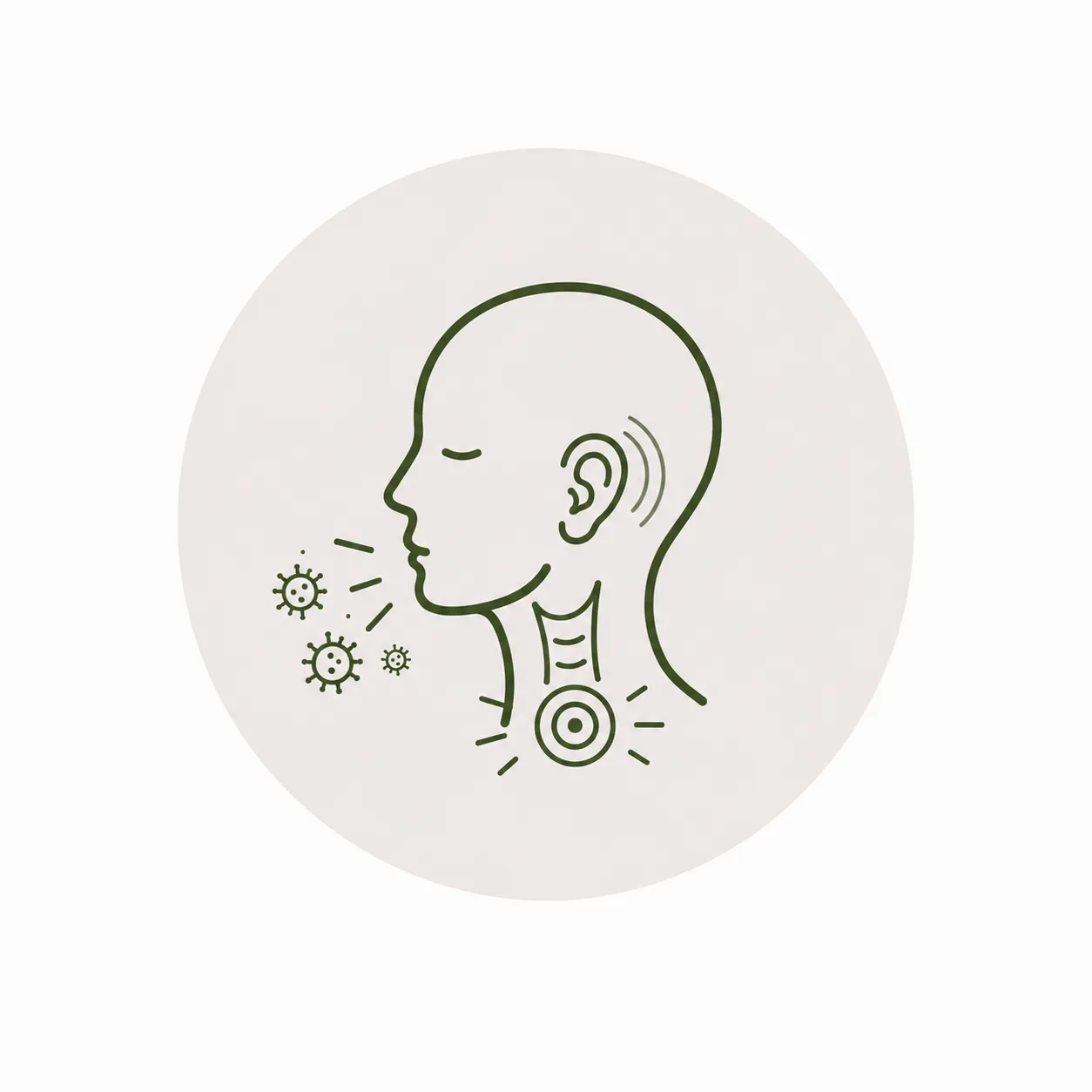 Symbolillustration zum Thema häufige HNO-Infekte